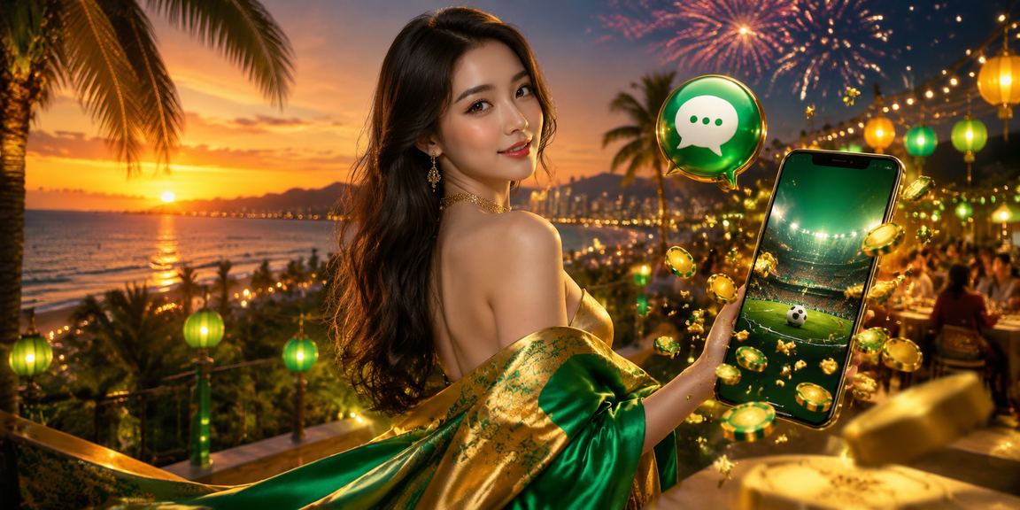 Người dùng tại Đà Nẵng truy cập casino trực tuyến qua điện thoại di động bên bờ biển